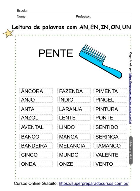 Apostila De Escrita Com Sílabas Parte 2 Simulados E Questões