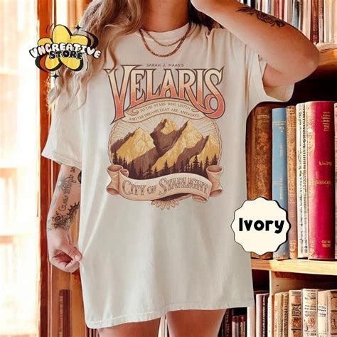 Comfort Colors Velaris City Of Starlight Acotar Tshirt Court Of Thorns