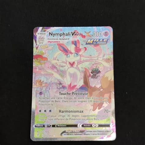 CARTE POKÉMON Nymphali Vmax 212 203 Evolution Céleste Française EUR