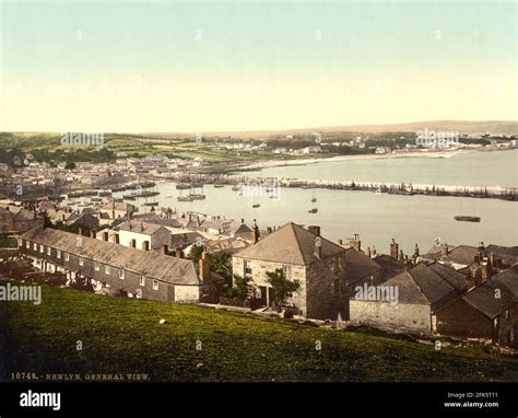 Newlyn in Cornwall circa 1890-1900 Stock Photo - Alamy