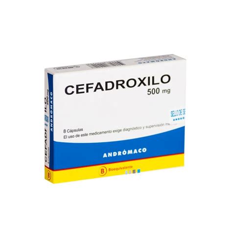 Cefadroxilo 500mg 8 Cápsulas