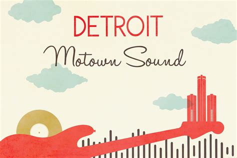 Detroit Motown Sound Poster Impresión 18x12 Motown Music Etsy España