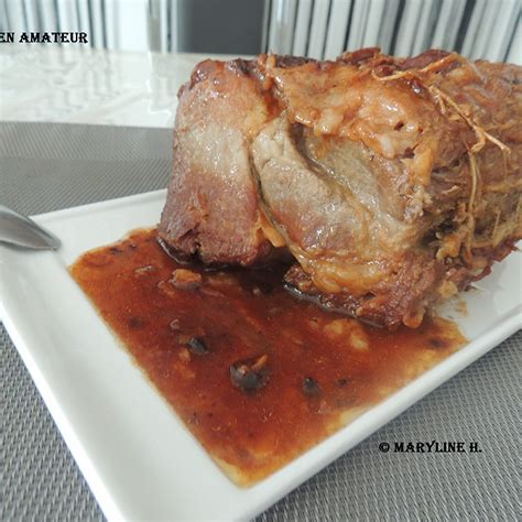 Recette R Ti De Porc Au Miel Et Moutarde Facile Rapide