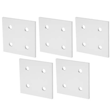 TMISHION plaque de connexion profilée en aluminium 5Pcs Plaque de