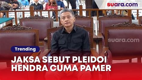 Malas Ladeni Jaksa Sebut Isi Pleidoi Hendra Kurniawan Cuma Pamer