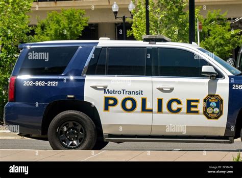 Alexandria Virginia Usa May Side View Of A Patrol Car