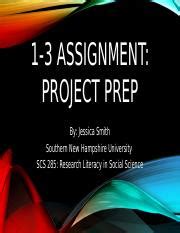 1 3 Assignment Project Prep Pptx 1 3 ASSIGNMENT PROJECT PREP By