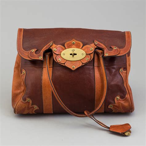 A Mulberry Tooled Bayswater Limited Edition Handbag Bukowskis