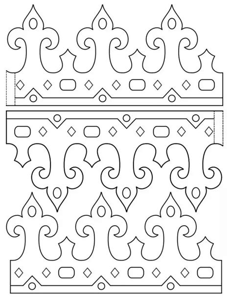 Molde De Coroa Para Imprimir Perfeito Para Eva Confira V Rios Modelos