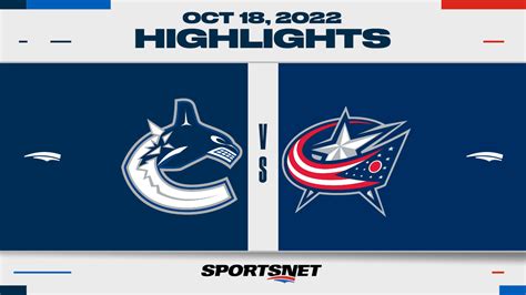 NHL Highlights: Blue Jackets 4, Canucks 3 (OT) | CityNews Vancouver