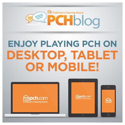 Want MORE Chances To Win? Play PCH On Desktop, Tablet AND Mobile! | PCH ...