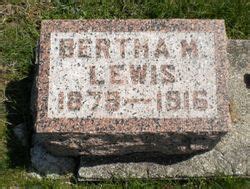 Bertha May Clarkson Lewis M Morial Find A Grave