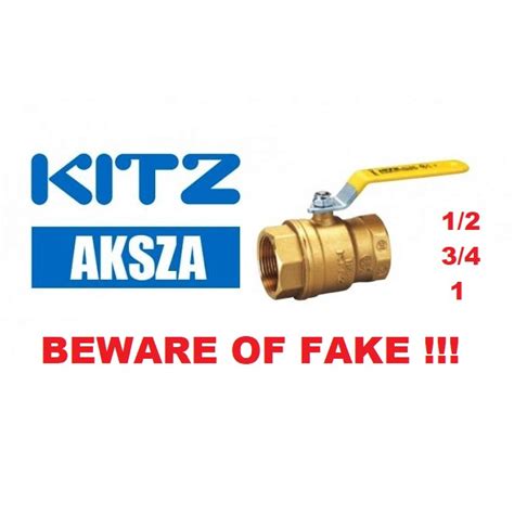 Kitz Brass Ball Valve Original 12 34 1 Shopee Philippines