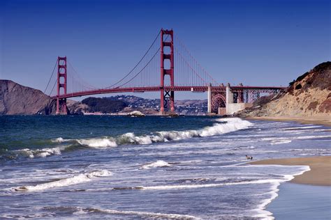 Golden Gate Bridge Seen From Baker Beach Photograph By Melanie Viola