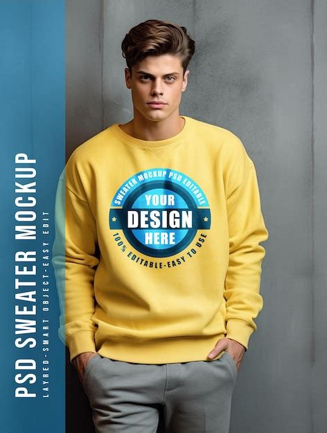 Premium PSD | PSD sweater mockup