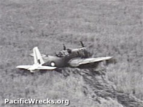 Pacific Wrecks Aerial View Of Vultee Vengeance A Force Landed