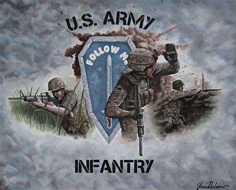 Follow Me By Jasonnicholsonart Infantry Army Day Army Infantry