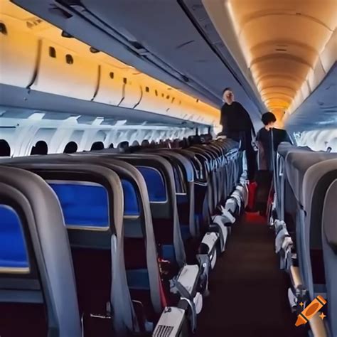 Passengers Boarding An A320 Aircraft On Craiyon