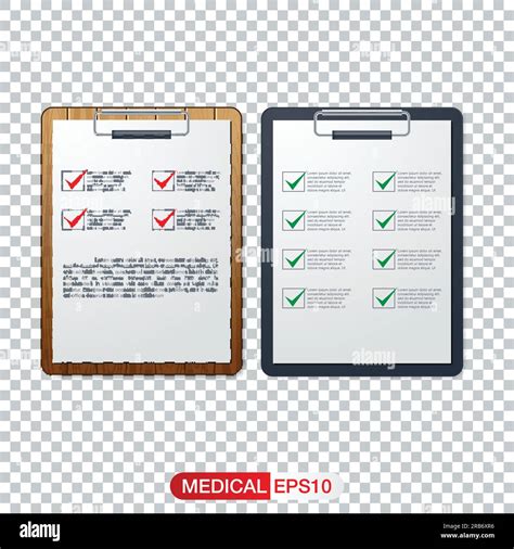 Lab Clipboard Stock Vector Images Alamy