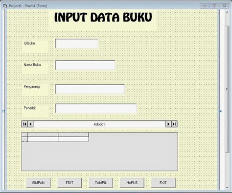 Contoh Program Visual Basic Peminjaman Buku Perpustakaan Cards Of Sexiz Pix