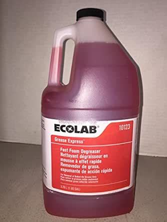 Ecolab Grease Express Fast Foam Degreaser Removal Of Baked On