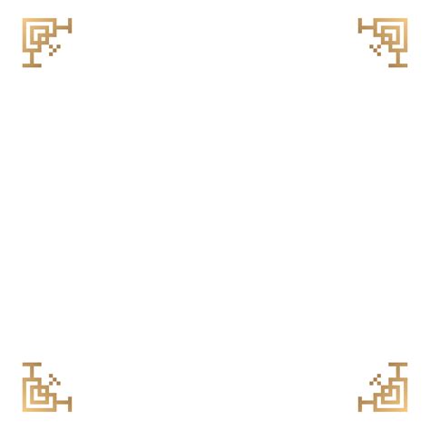 Transparent Luxury Elegant Gold Border Frame Background 45548937 Png