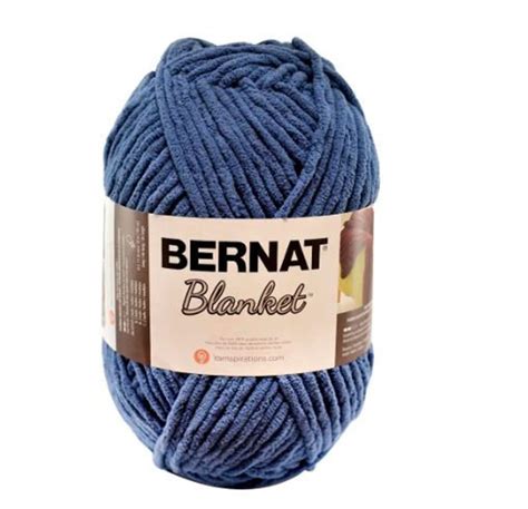 Bernat Blanket Yarn Country Blue 161110 10106 Super Bulky Yarn