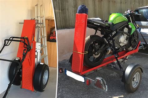 OZI Concept Une Remorque Pliante Innovante Pour Transporter Moto