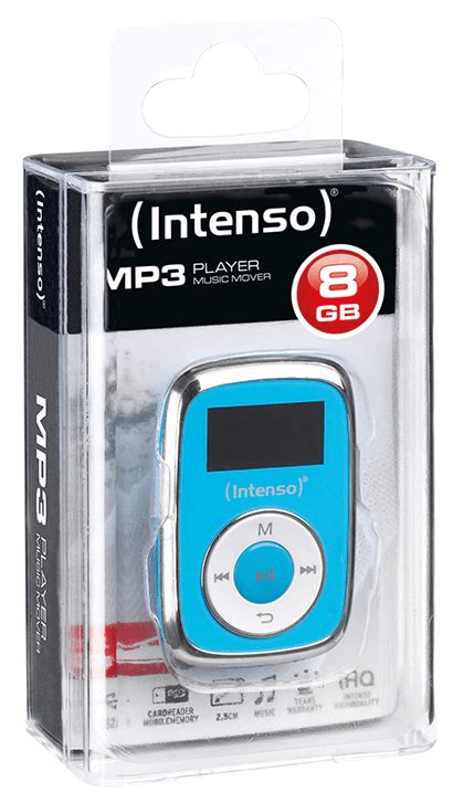 INTENSO 3614564 MP3 Player 8GB Blau Bei Reichelt Elektronik