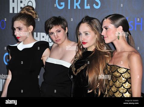 Zosia Mamet Lena Dunham Jemima Kirke Allison Williams At Arrivals For Hbos Girls Season Two