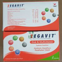 Jual Zegavit Multivitamin Dan Zink Box Isi Strip Tablet