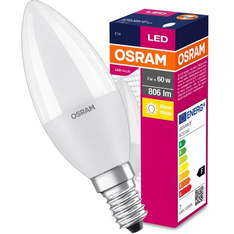 Żarówka Led Świeczka E14 7w 60w 806lm Osram CiepŁa 4058075152915