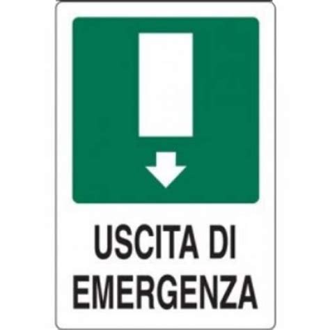 Cartelli Segnaletici Cartello Uscita Di Emergenza