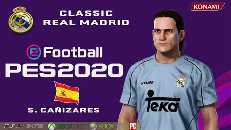 S CAÑIZARES face stats Real Madrid How to create in PES 2020 YouTube