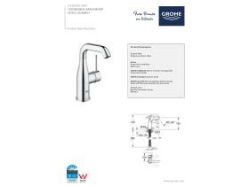 Grohe Essence New Gooseneck Basin Mixer Tap Chrome Star From Reece