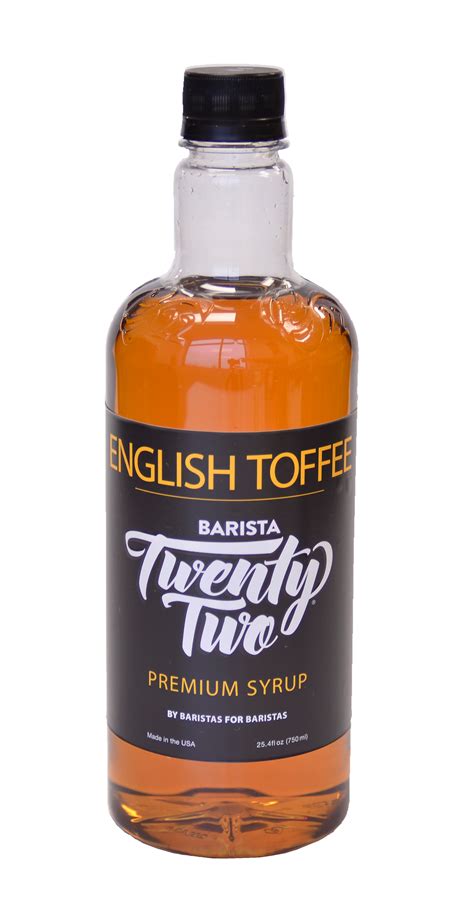 Barista 22 English Toffee Syrup Dillanos Coffee Roasters