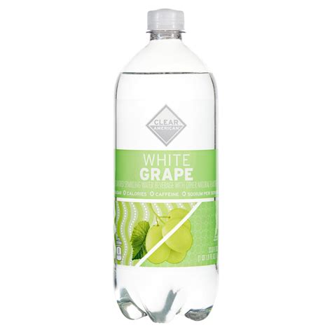 Clear American Sparkling Water, White Grape | Fig App