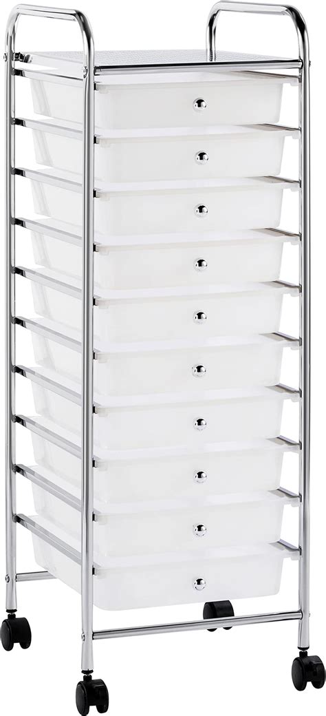 Really Useful Plastic Storage Box Storage Tower 8x7 Litre Clear Frame