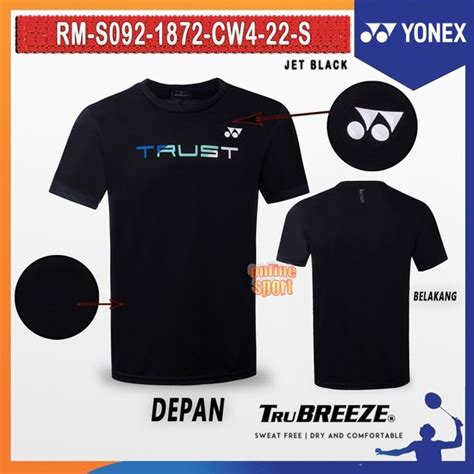 Jual Yonex T Shirt Kaos Jersey Badminton Baju Bulutangkis