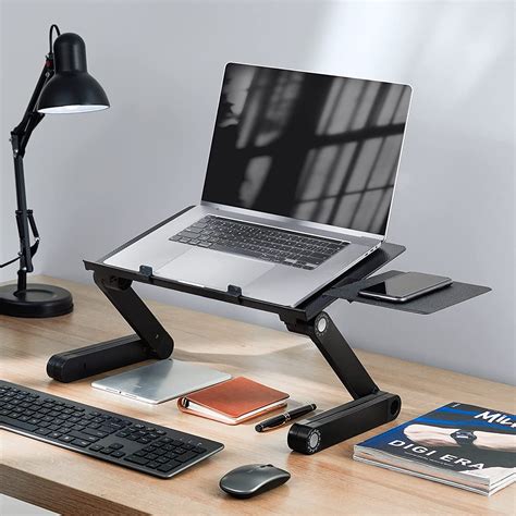 Buy HUANUO Adjustable Laptop Stand Laptop Desk For Up To 15 6 Laptops