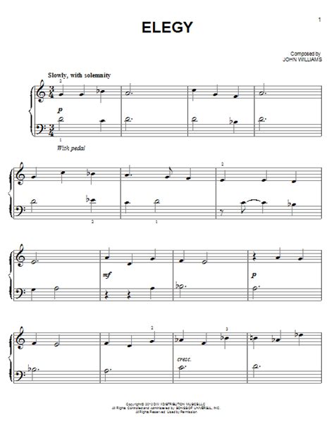 Elegy Sheet Music Direct