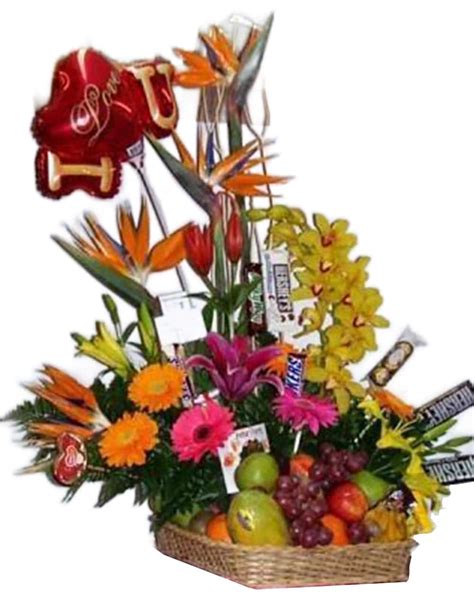 Descubrir Imagen Arreglos Florales Con Frutas Y Chocolates