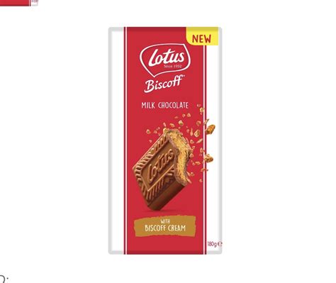 Lotus Biscoff Milk Chocolate With Cream 180g European Grocery Store