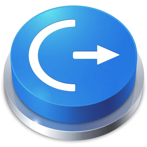 Blue Exit Icon 156647 Free Icons Library