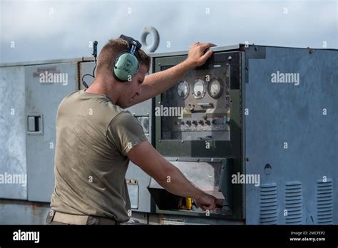 U S Air Force Senior Airman Robert Baker Th Aircraft Maintenance