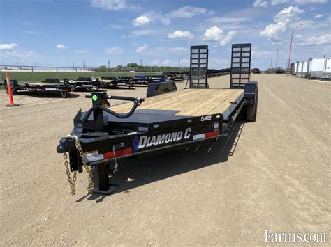 2022 Diamond C Lpx207 20 Flatbed Trailer Equipment Hauler For Sale