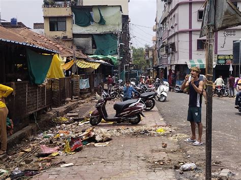 Shops Were Set Up On The Councils Parking Lot In The Fish Market The