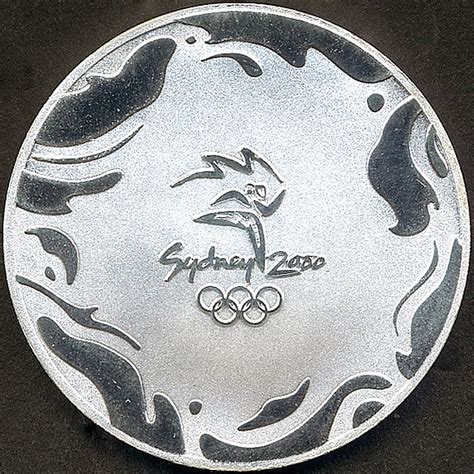 2000 Sydney Olympics: 2000 Sydney Participation medal, silvered ...