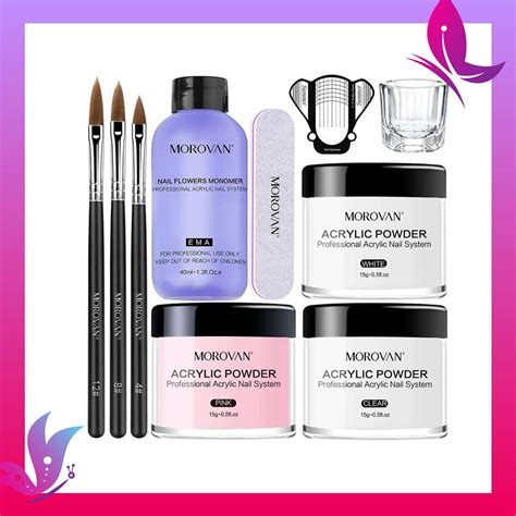 Kit acrílico para uñas Morovan PanaShops