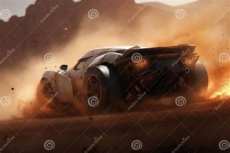 The Clock Ticks As Two Cars Blue and Orange Battle To the Finish Line ...